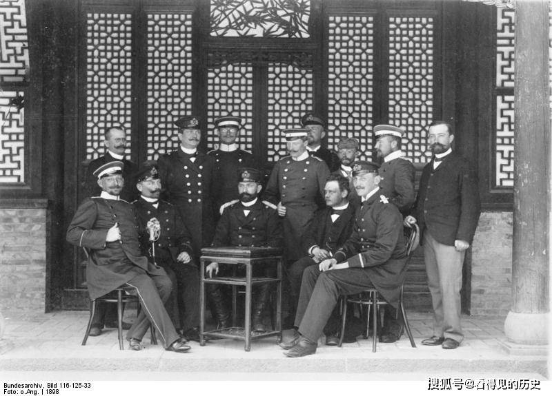 老照片1898年的青岛德国强占下的青岛