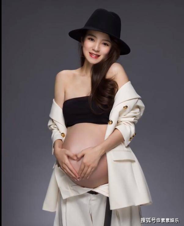 连换|安以轩和百亿老公晒幸福孕妇照：连换6套服装，辣妈风格很明显