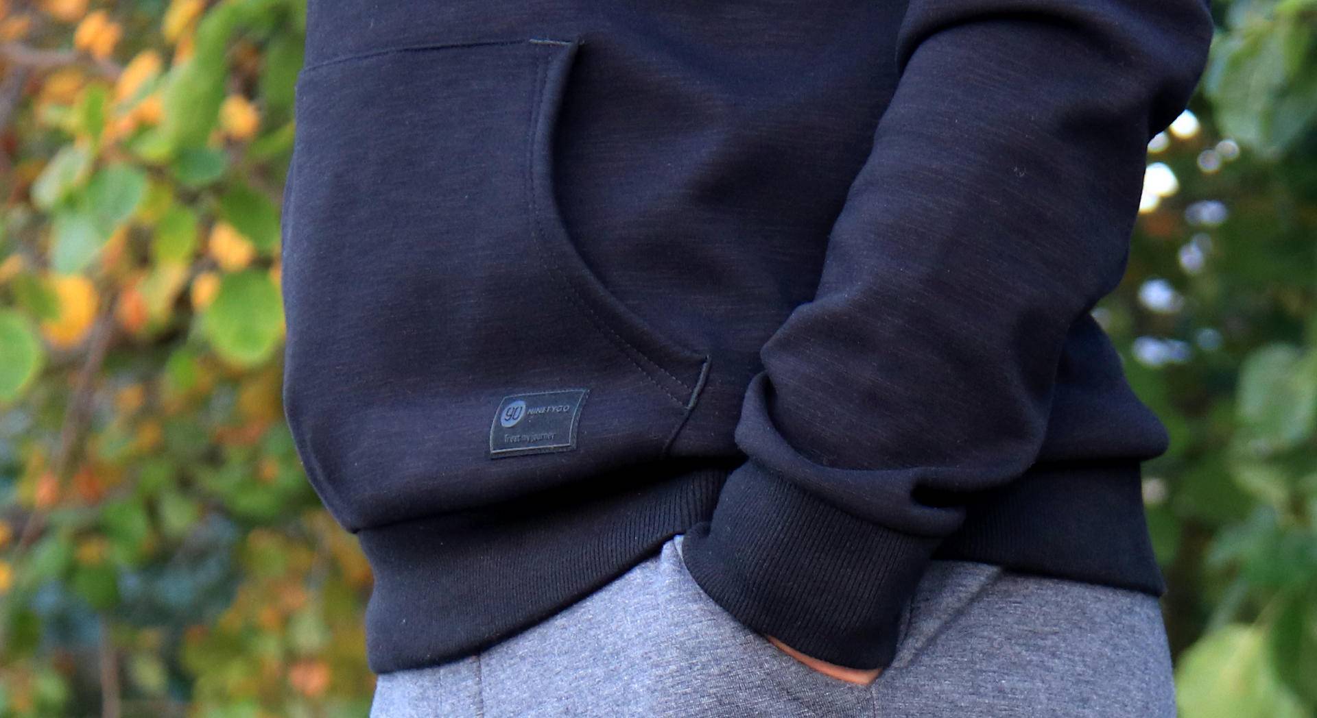 效果|穿出潮流范，90分加绒连帽套头保暖卫衣，让冬季更温暖