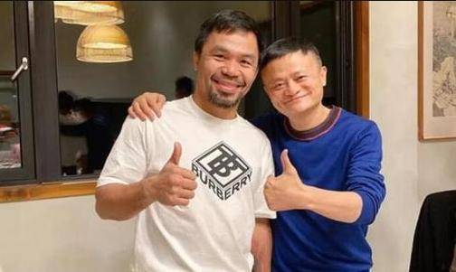 原创马云宴请拳王酒宴上豪情畅饮吓到帕奎奥连忙起身阻止