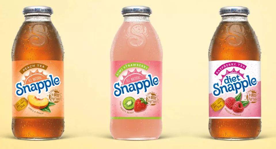饮料公司snapple曾将瓶盖当作长期营销卖点,他们在瓶盖中印了上各种有