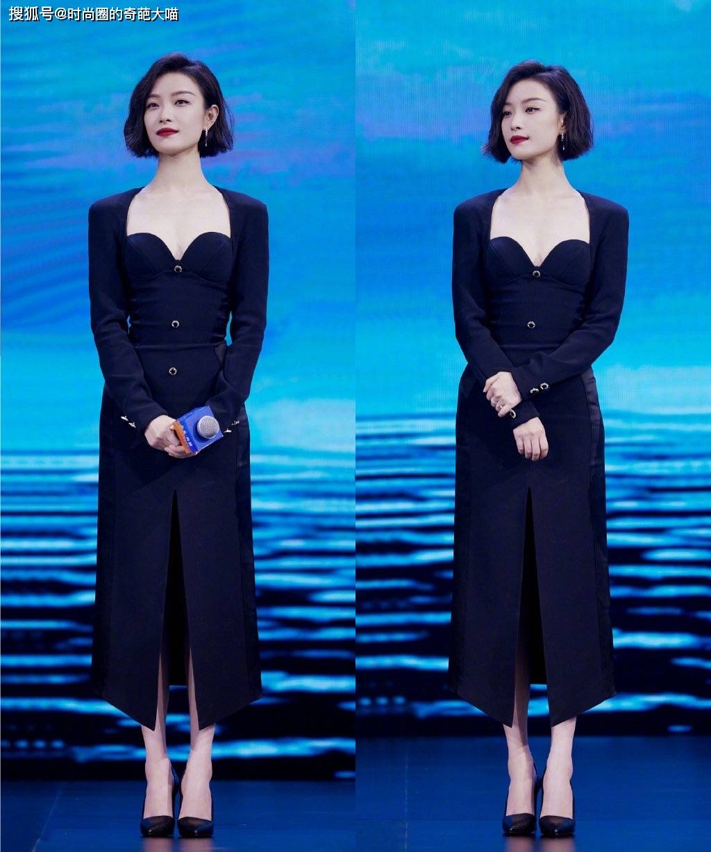 拖鞋|倪妮气质真贵气！拖鞋配礼裙也优雅，昂首挺胸美得就跟黑天鹅似的