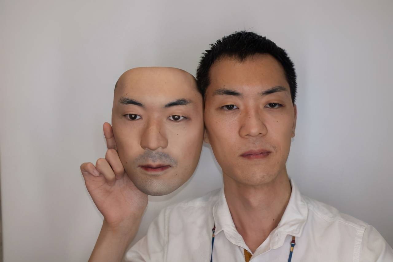 原创日本公司收购人脸样貌制作仿真面具一张脸2500元