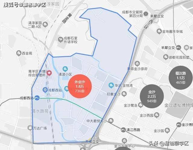 原创成都外金沙板块学区及学区房盘点