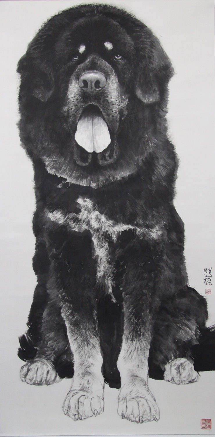 展讯| "獒魂——腾模国画藏獒展"将于10月27日下午3点