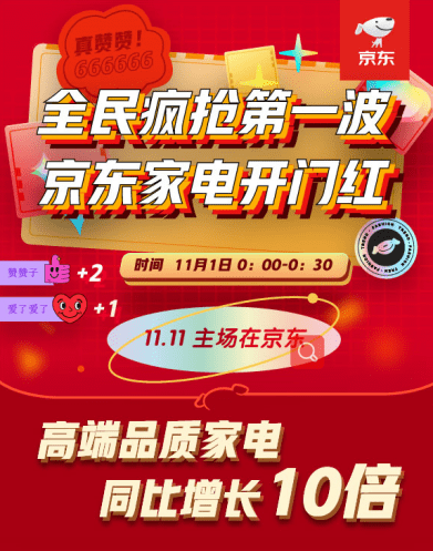 全渠道全品类爆发,京东11.11迎来家电开门红-家电圈官网