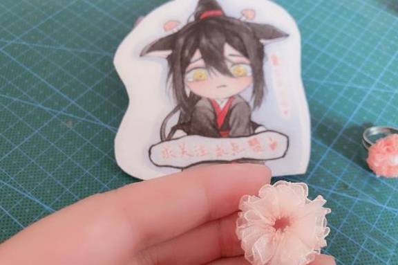 生活|可爱的手缝花小戒指手工制作教程，小小的很可爱