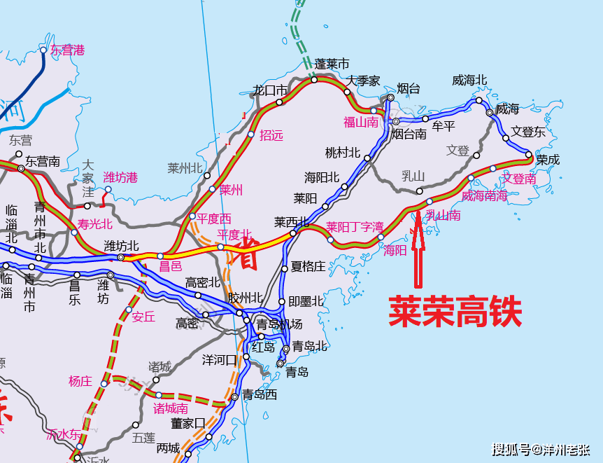 山东人民有福了!两条新高铁正式开工修建,途径4市16县区