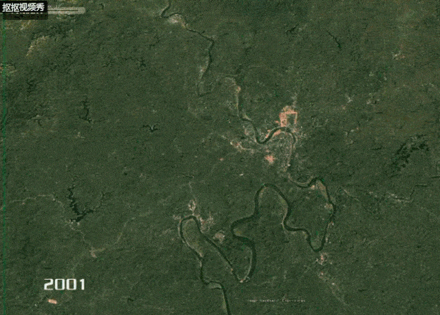 1992-1996年内江卫星地图 80,90年代初,内江城市还不具备规模,那