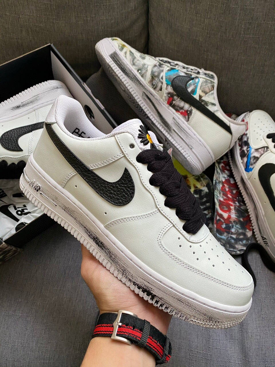 权志龙雏菊 gd-peaceminusone 空军一号联名 nike air force 1 dd3223