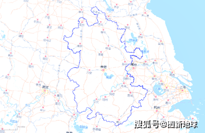 安徽省地图预览图