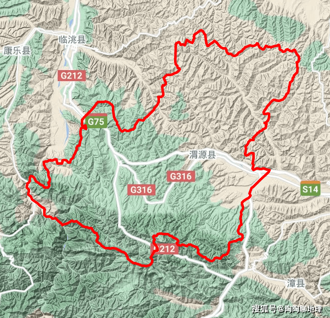 甘肃定西一个山区县沟壑纵横却有1条铁路2条国道3条高速