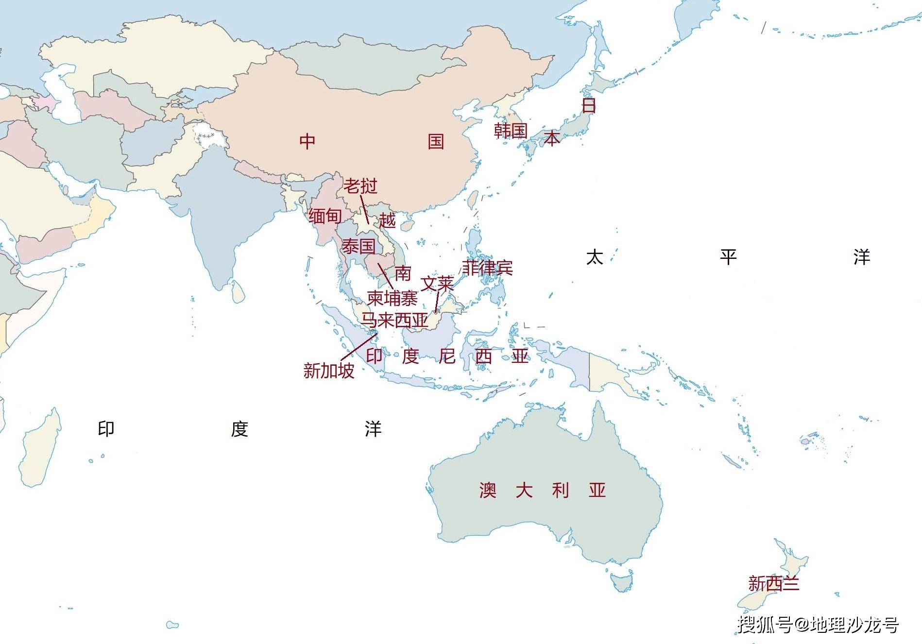 全球最大的自贸协定rcep签订来了解下成员国的地理概况吧