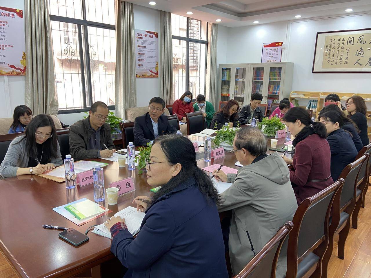 原创党建社区行,武汉市教科院与硚口区南阳村小学,结对共建