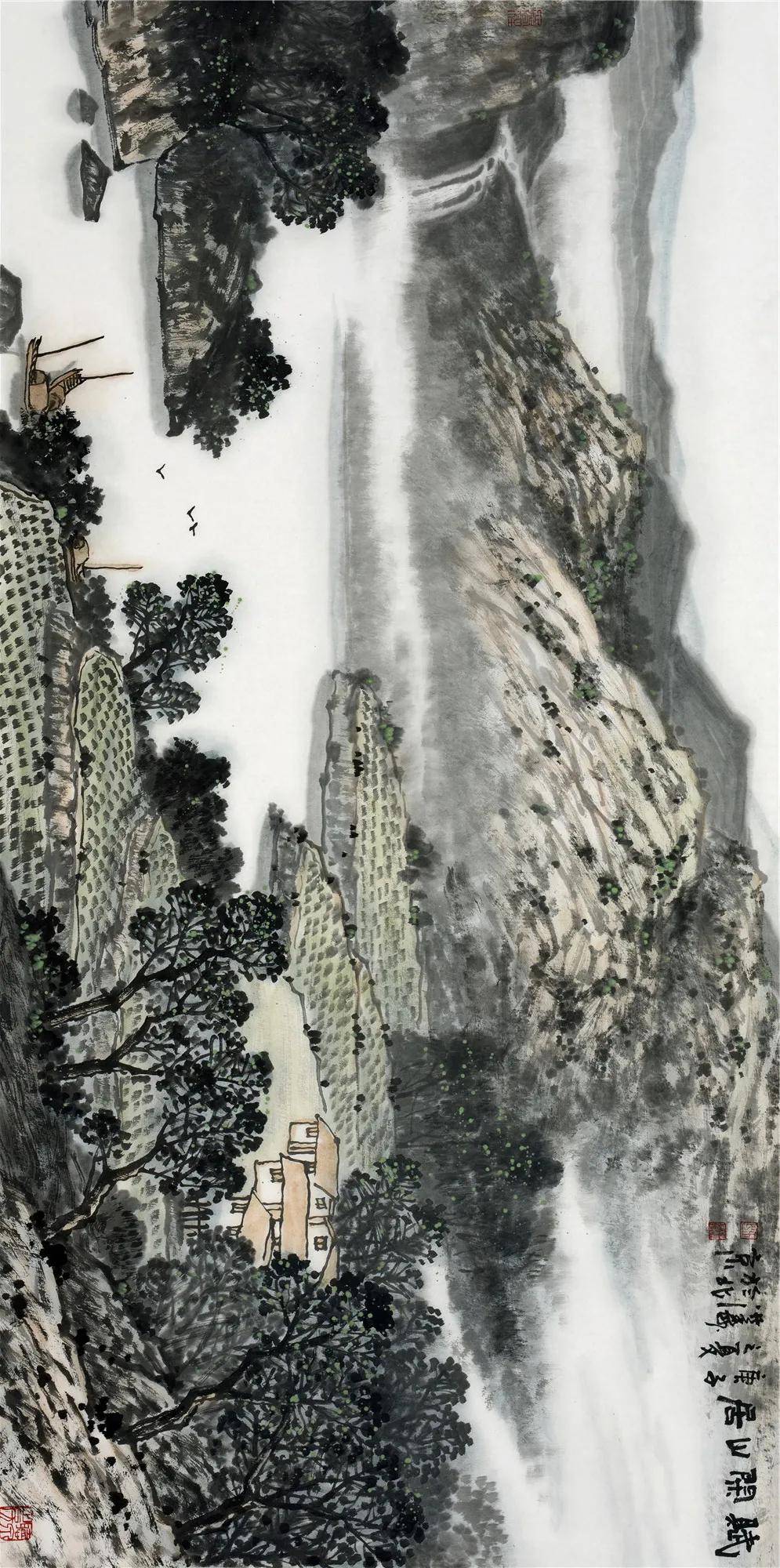 当代实力派青年画家太行山水第一人王洪涛作品赏析