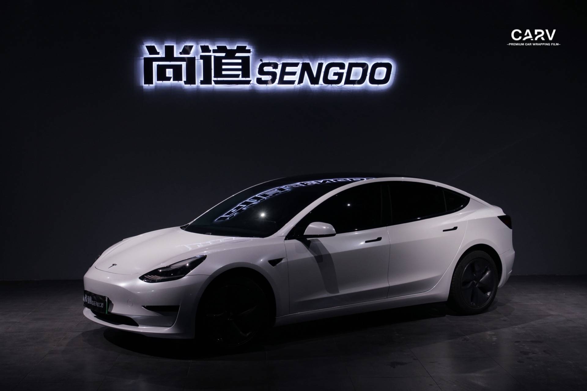 大珠光白2001 特斯拉model3