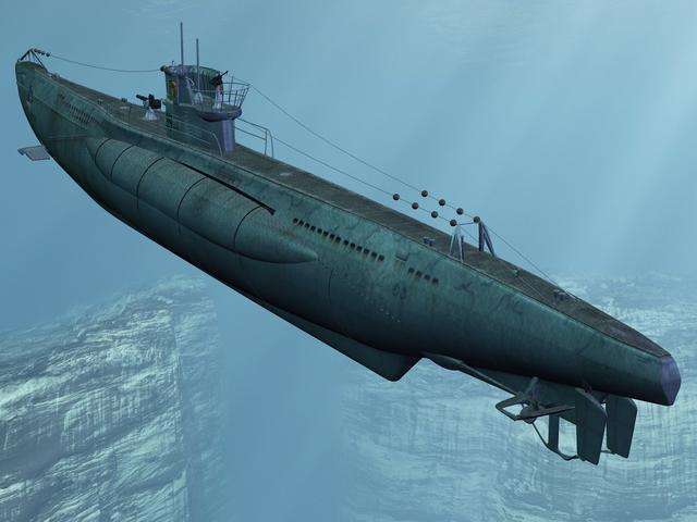原创二战中的德国海军u型潜艇