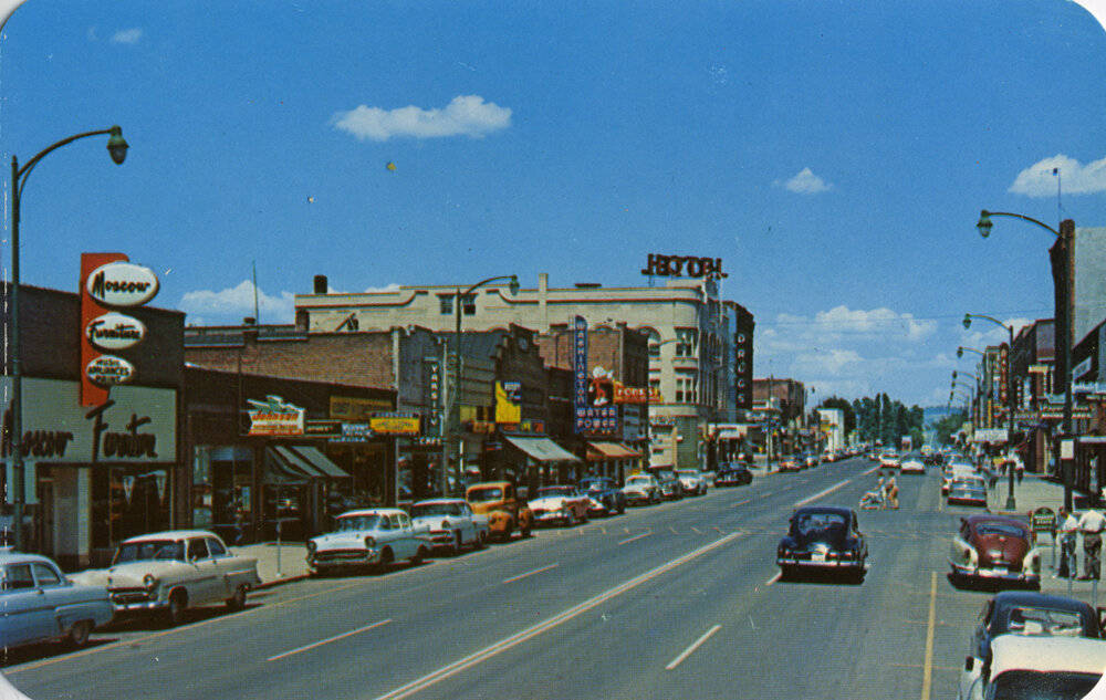 历史老照片:美国爱达荷州城镇莫斯科