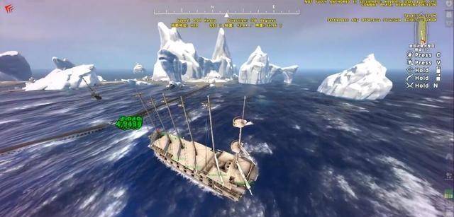 沙盒游戏排行榜大作推荐，《ATLAS》主播和老外极地爆发海战