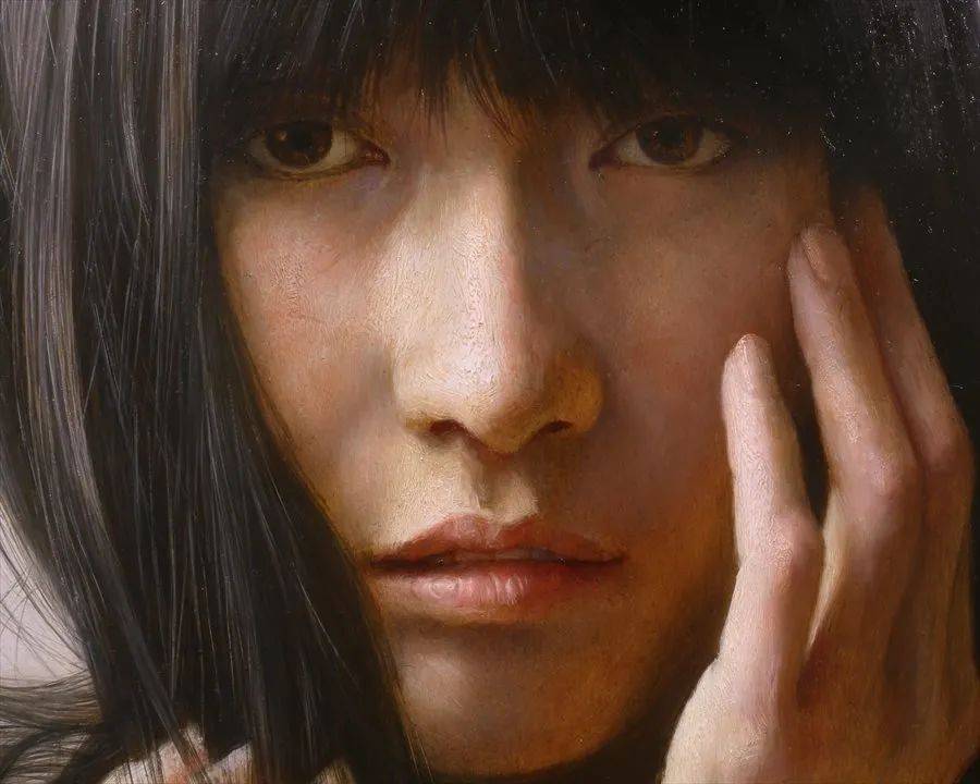 日本艺术家 osamu obi女性人物超写实油画作品欣赏