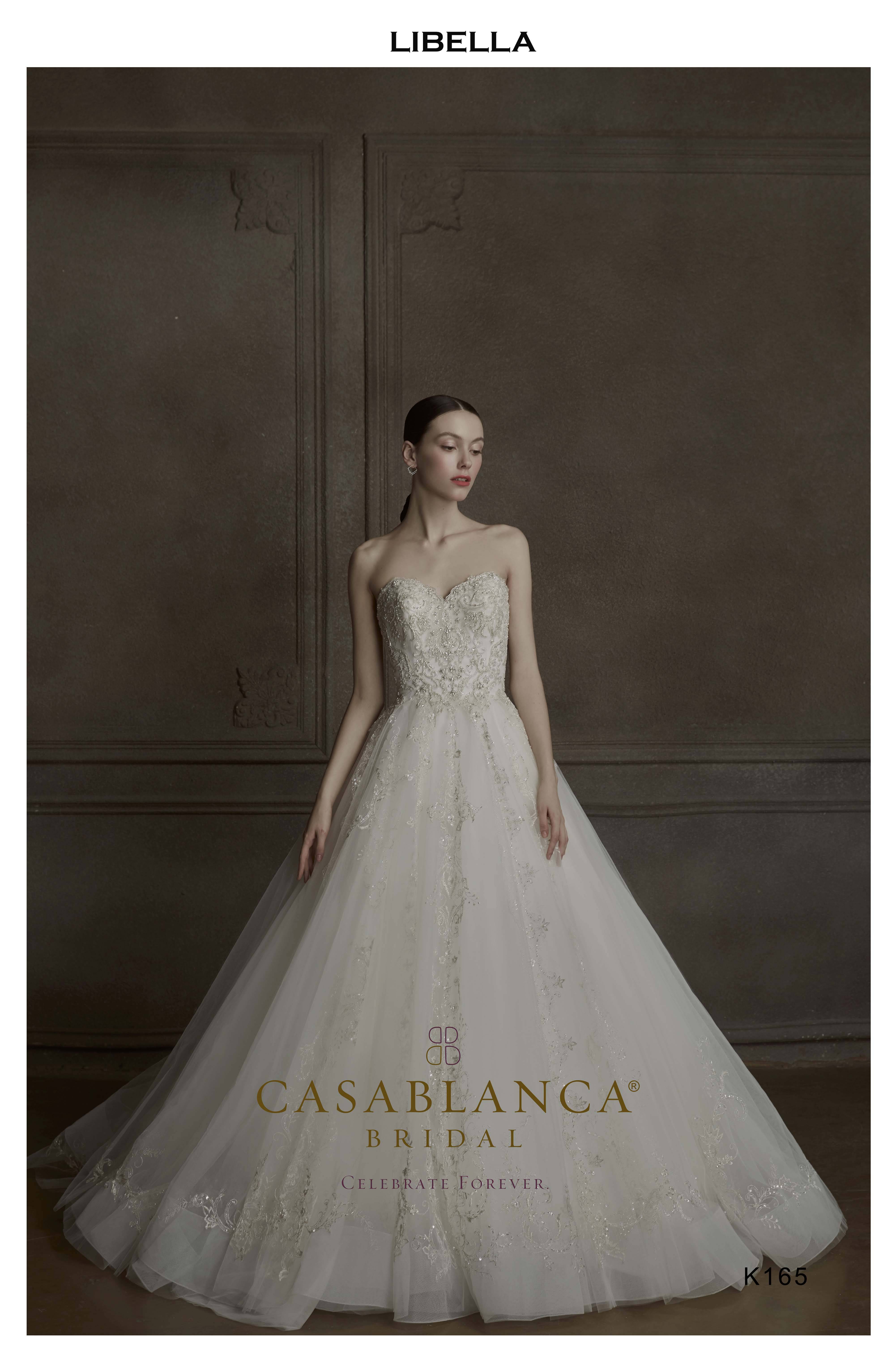 1/ 12 #casablancabridal卡萨布兰卡 casablanca bridal婚纱素以精致