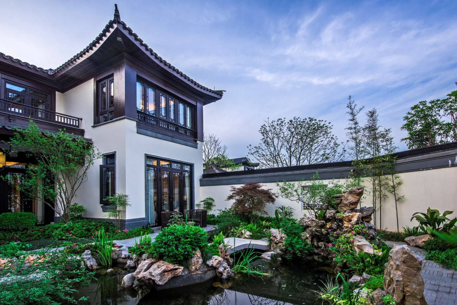 玩转庭院：15个新中式庭院景观设计，院落还是中式的有feel-搜狐大视野-搜狐新闻