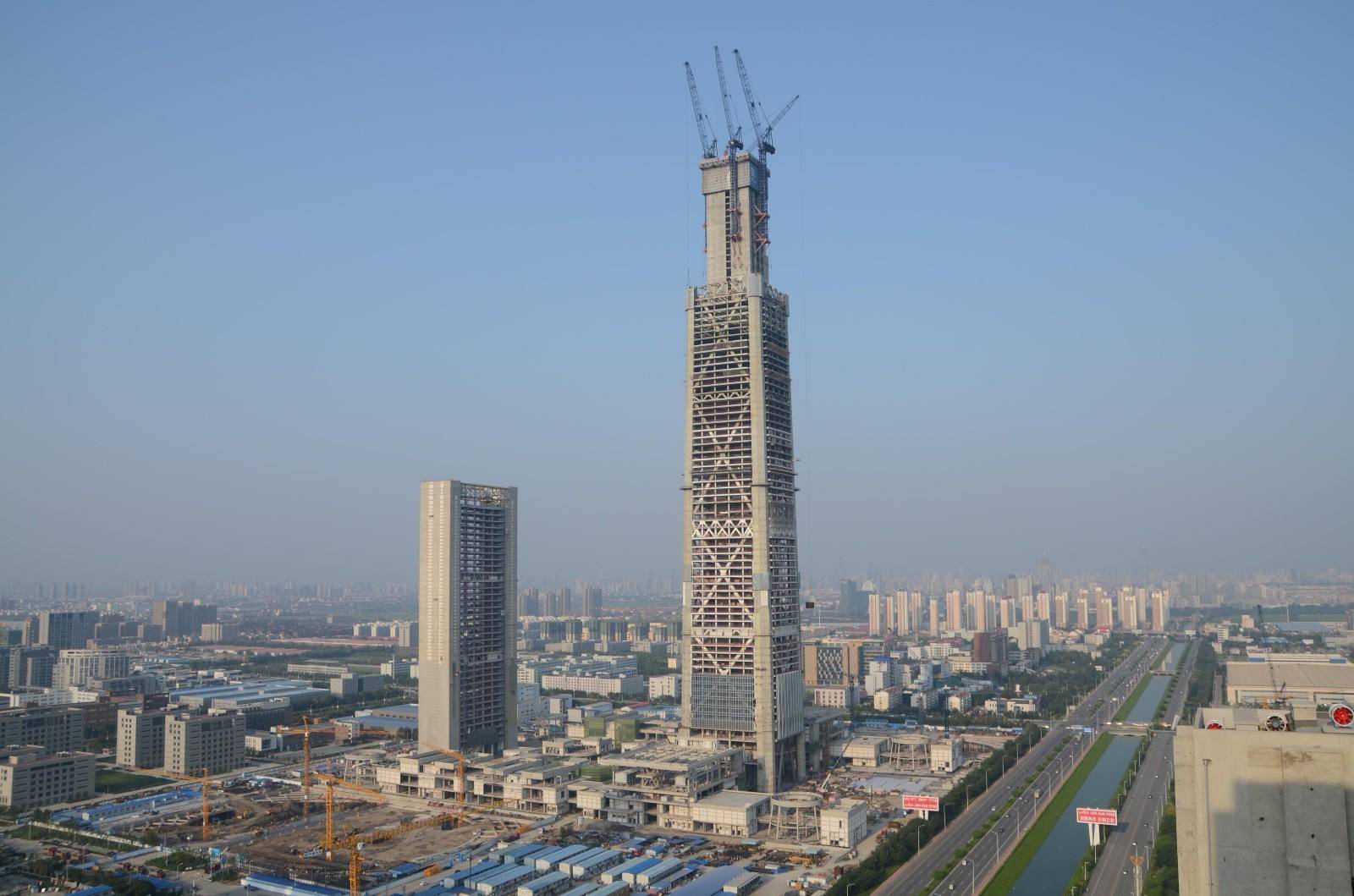 人民网《财景》独家探秘天津在建第一高楼（高清组图）--经济·科技--人民网