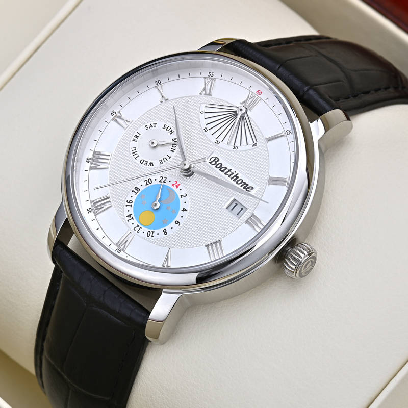 简约不简单的24小时日向盘#宝航名表BH8034G