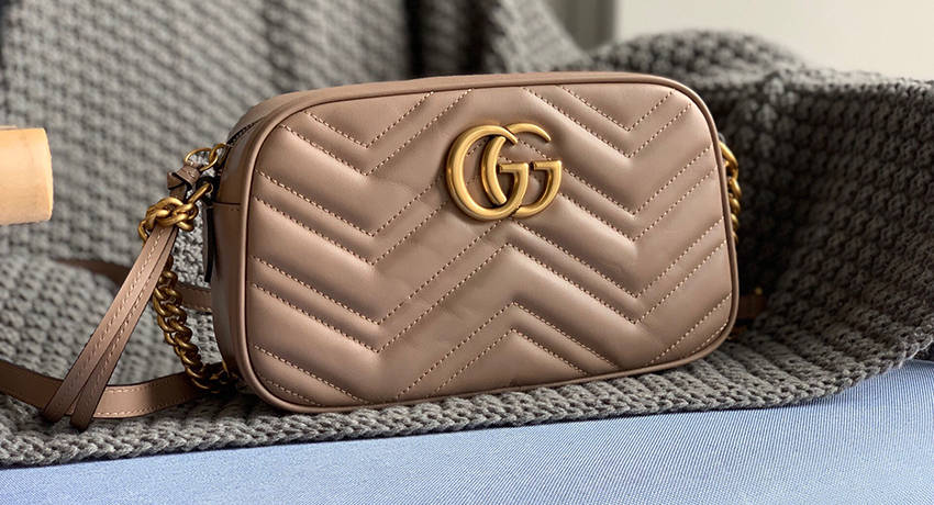 古驰gucciggmarmont系列包包简洁大方双g也能美上天