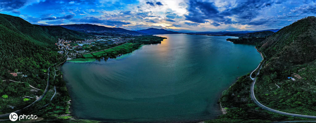 四川西昌邛海湿地公园风景美如画