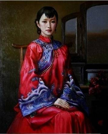 图片[1]-美轮美奂——中国油画中的古典美女人物-魔性次元