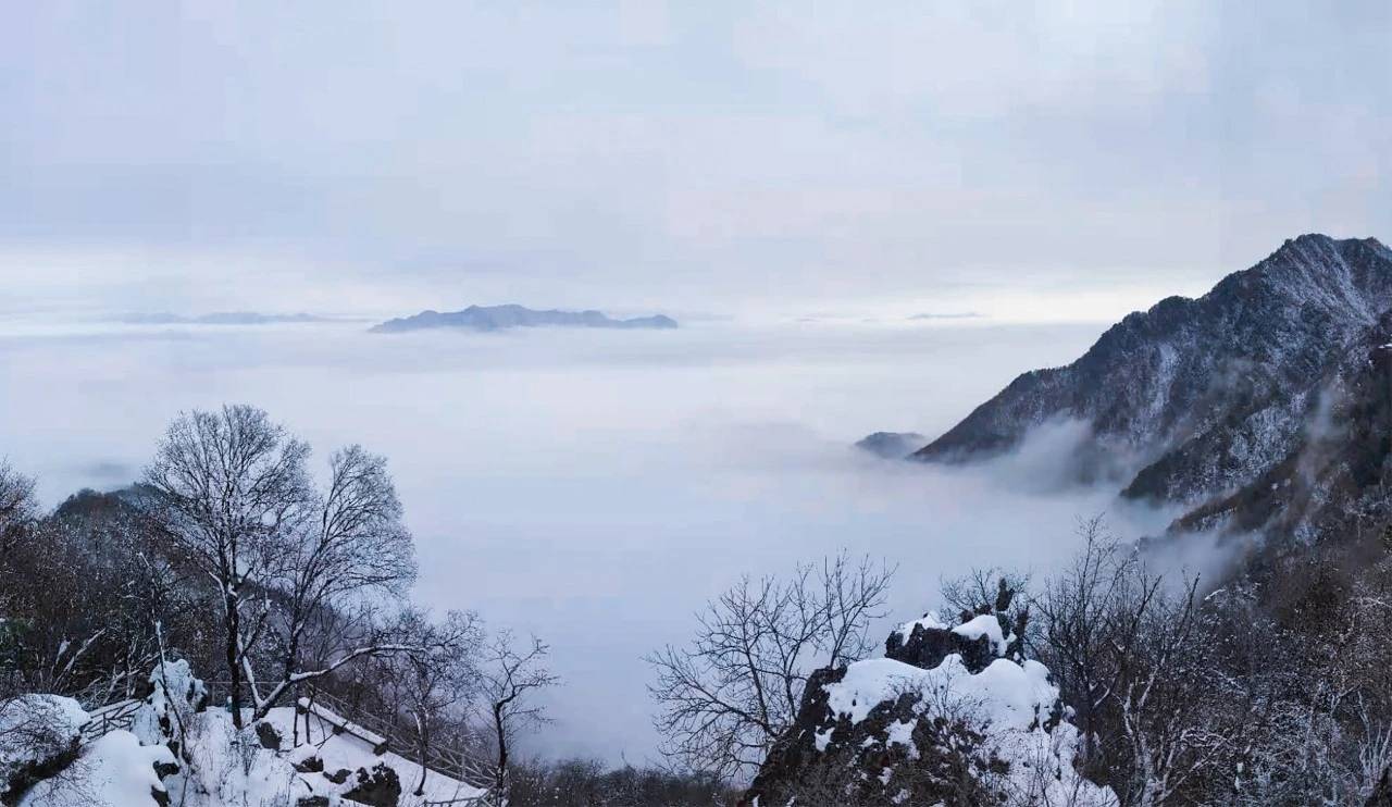 这个冬天去南宫山看神奇的云雾雪景