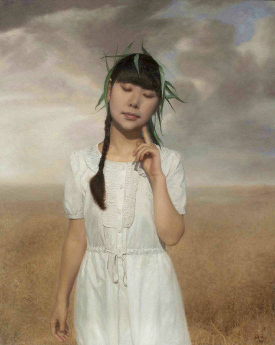 图片[9]-80后新锐画家——赵新雨油画中的青春少女-魔性次元