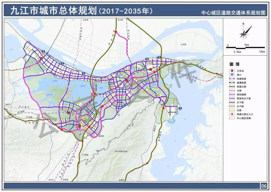 据《九江市城市总体规划(2017—2035年》显示 我们可以看到在芳兰湖