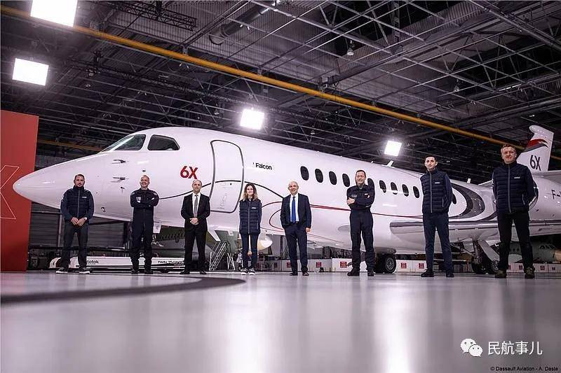达索航空猎鹰6x公务机正式亮相