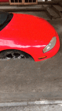 搞笑gif段子:编辑看看人家一个人扛一根,你们四个弄一根