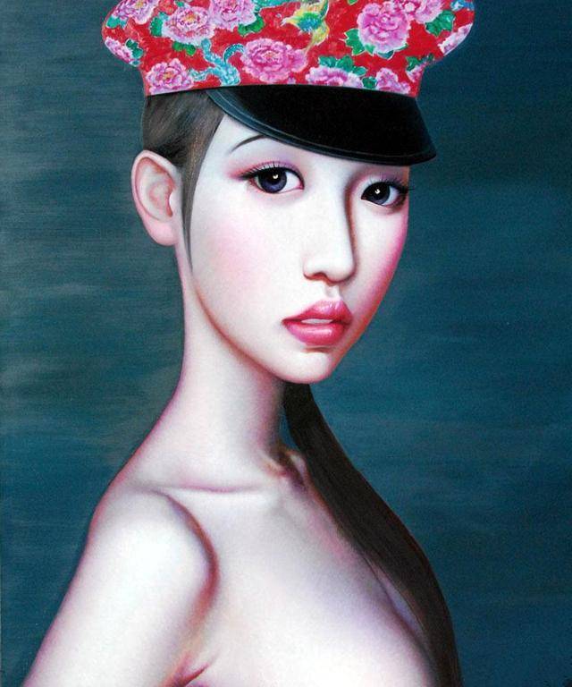 图片[12]-青年艺术家张向明油画中的北京女孩-魔性次元