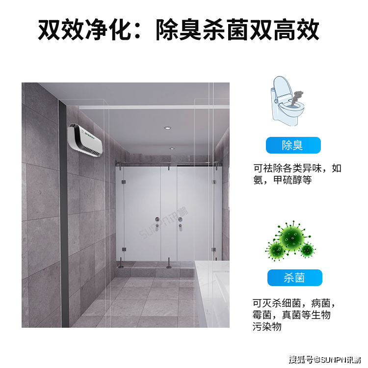 洗手间除臭杀菌机公厕空气异味净化器