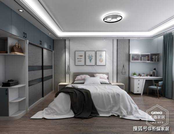 2020年新款衣柜,现代简约衣柜 2020年流行的卧室整装衣柜设计竟然如此简单大方