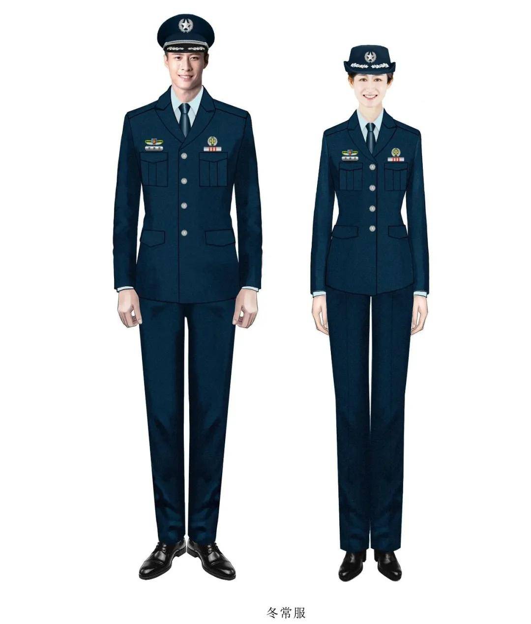 新时代军队文职人员制服和标志,最炫"孔雀蓝"你想拥有