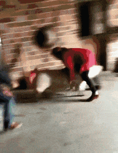 搞笑gif段子:二狗子,快点起来了,隔壁的小花来找你了