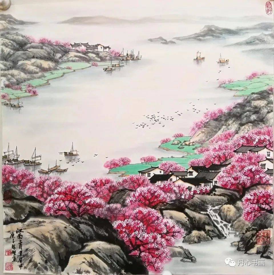 岁月若诗,江南红韵|山水画家陈胜杰