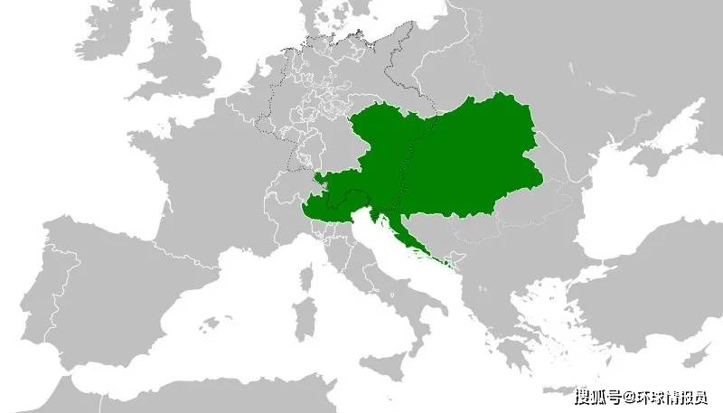 直到1806年神圣罗马帝国解体后,哈布斯堡君主将"奥地利大公国"抬升为"