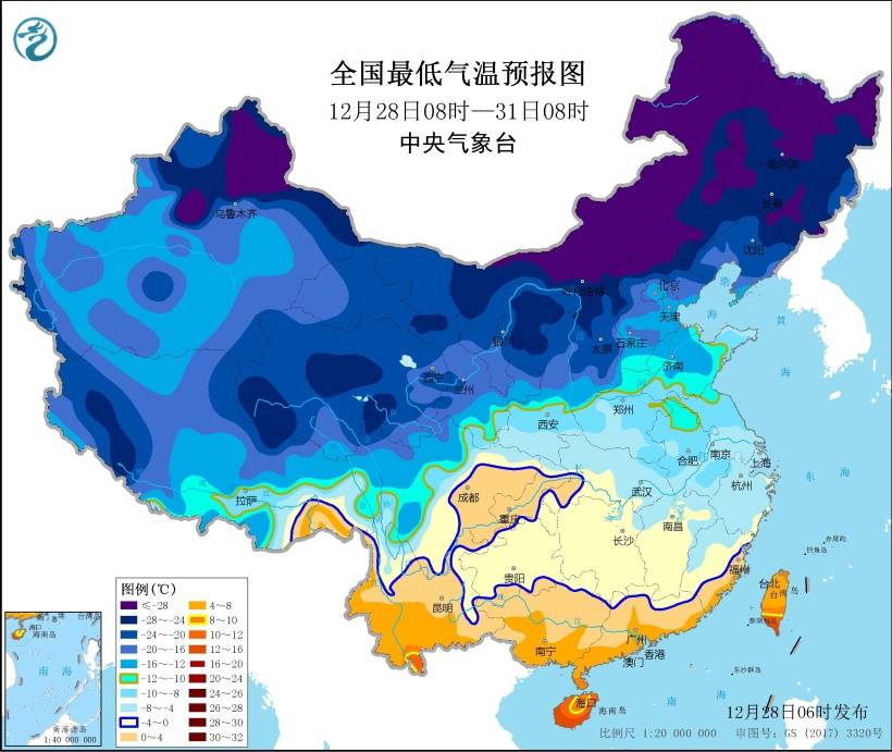 寒潮天气将影响我国中东部 华北中南部黄淮江淮