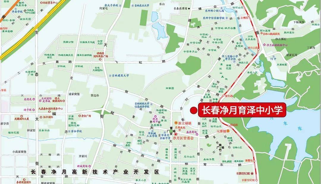 原创净月利好育泽学校确定2022年投入使用