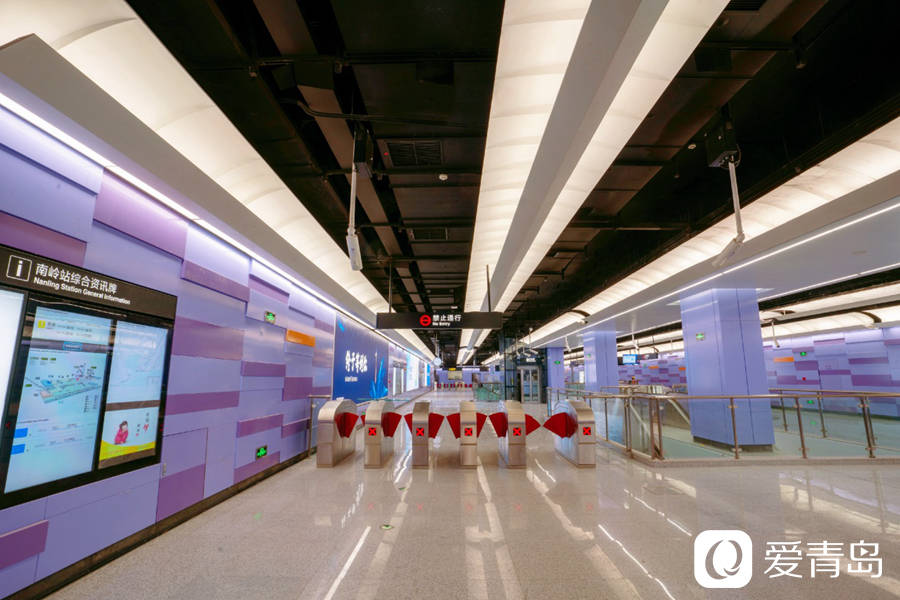 探秘青岛地铁1号线北段8号线北段车站空间一体化设计