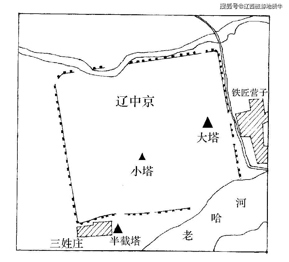 位于内蒙古自治区赤峰市宁城县大明镇三姓庄东南,即辽中京故城外西南