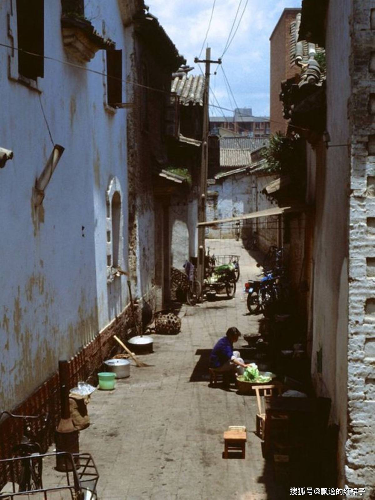 老照片1985年的成都记忆中的老街巷和筒子楼
