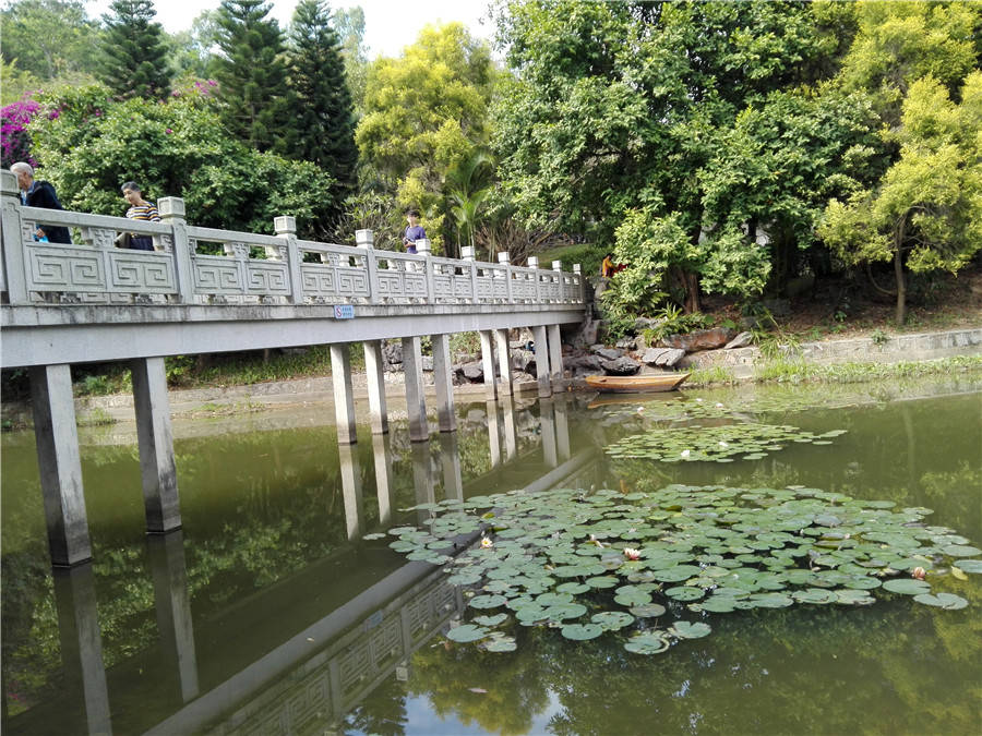 深圳园博园景观：白墙灰瓦的建筑，小桥流水的风韵，像极了江南