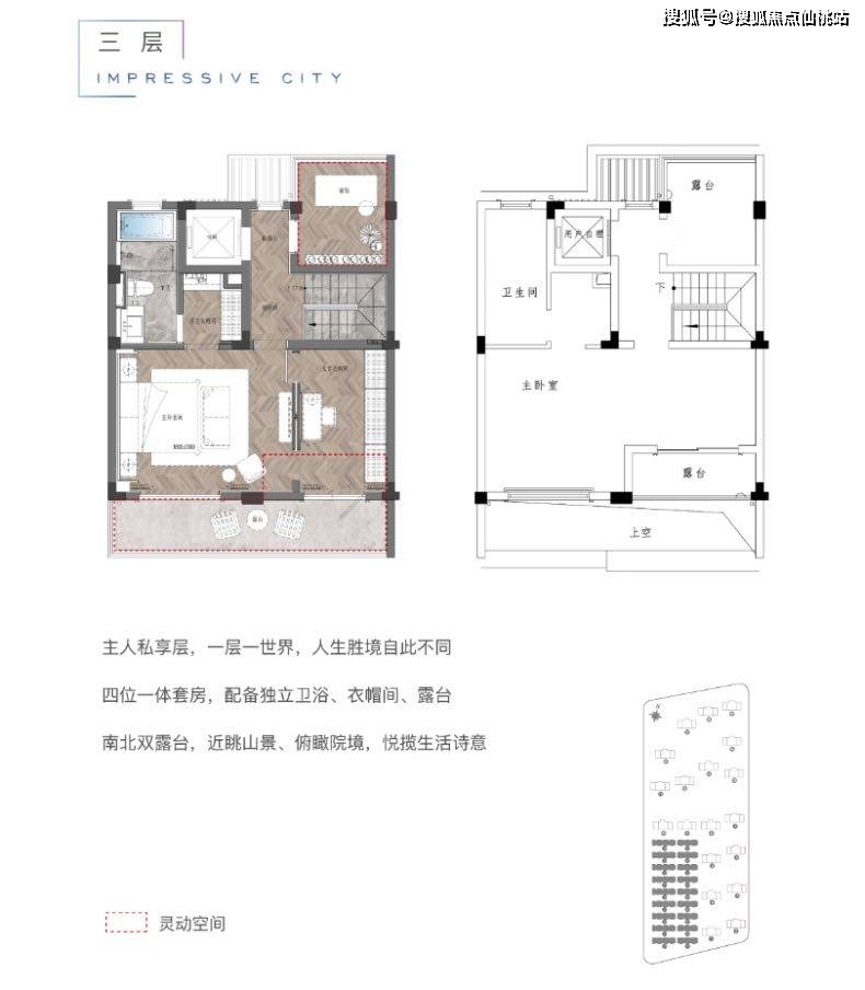 立体效果 户型图: 周边概况图例: 【越秀悦映城】排屋